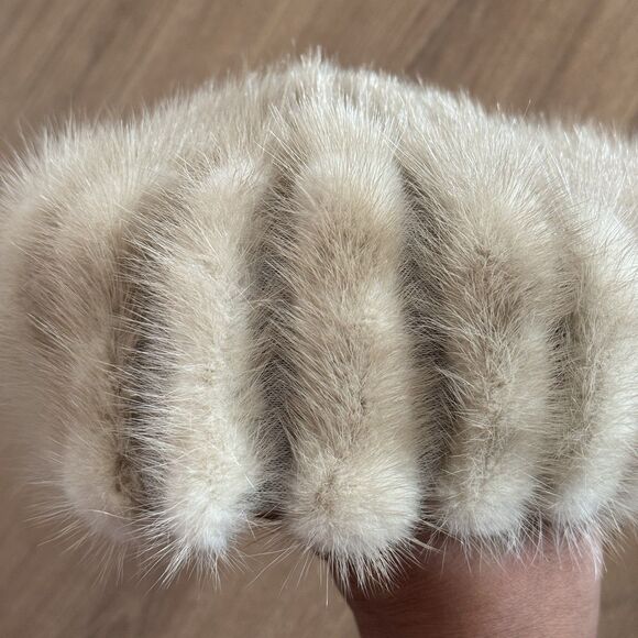 Vintage Deborah Exclusive Womens Fur Hat Pillbox 50s 60s Mink Brown Luxury